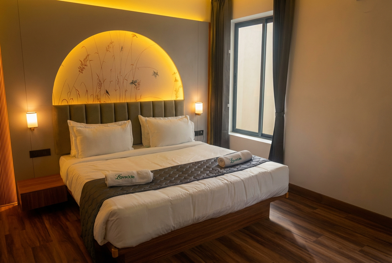 Modern bathroom with 24/7 hot water at The Lovedale Kodaikanal