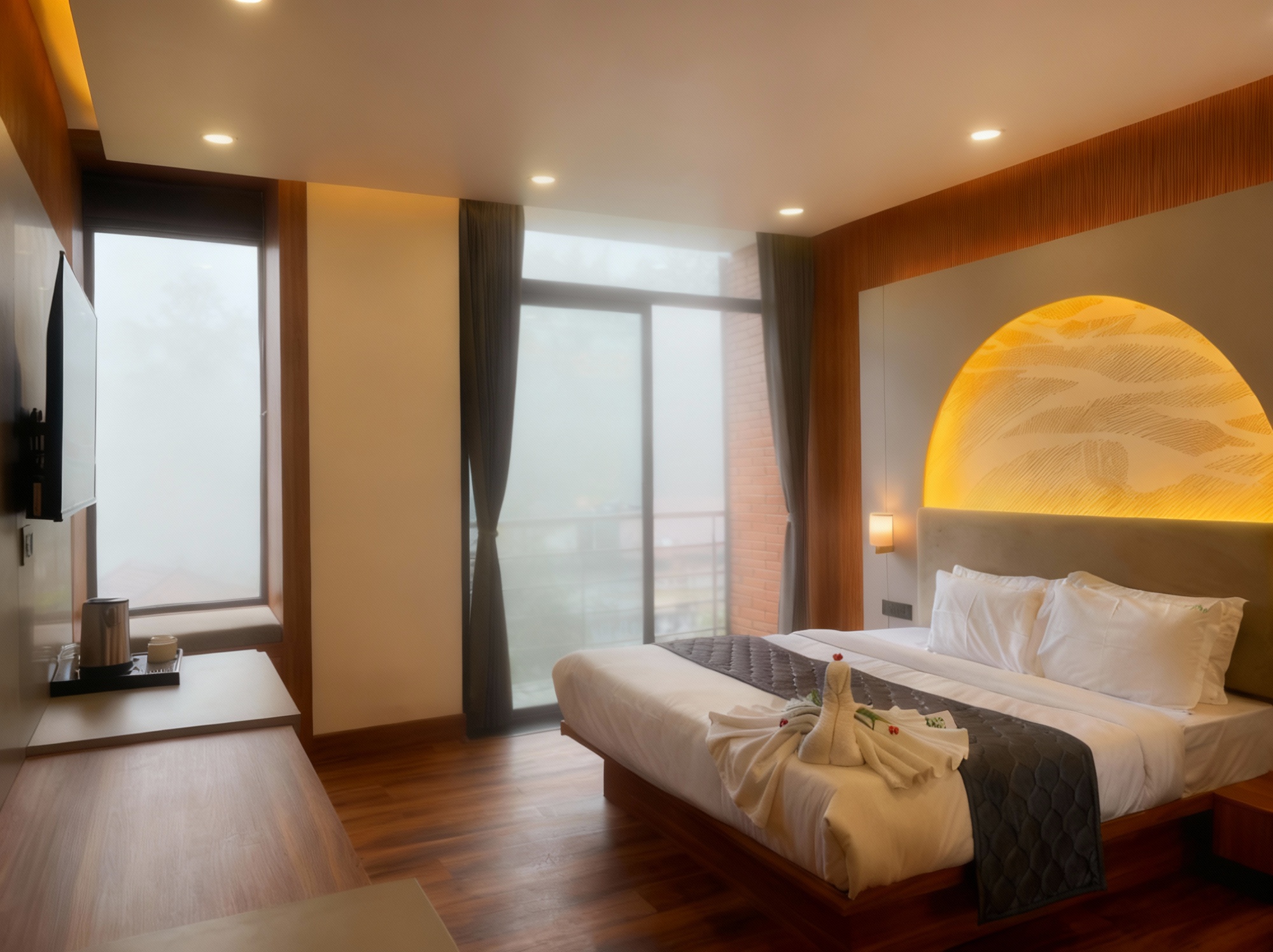 Standard room with private balcony at The Lovedale – Kodaikanal Stay & Hotel